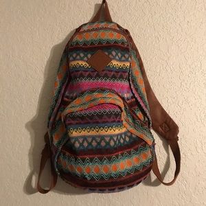 💙 tribal print backpack